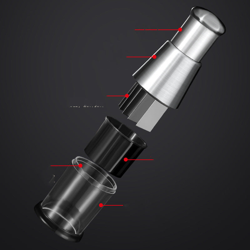 NEATKITCH Manual Garlic Crusher and Vegetable Chopper with Stainless Steel Blades – Easy Press Tool for Garlic, Onion, Herbs, and Veggies